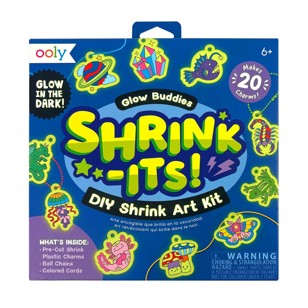 DIY SHRINK IT ART KIT - GLOW BUDDIES (6 YEARS+)