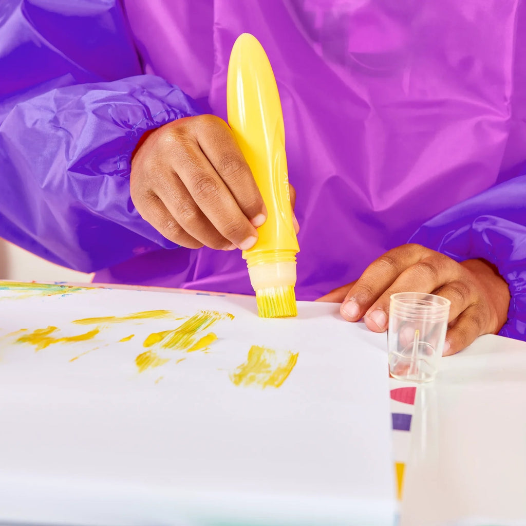 EASY SQUEEZABLE PAINT BRUSHES - SET OF 6 (3 YEARS+)