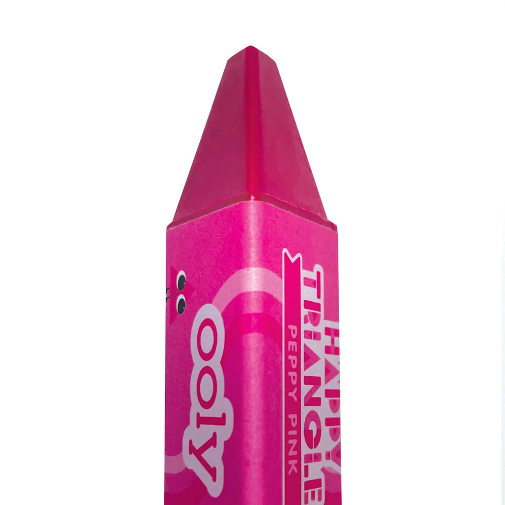 OOLY HAPPY TRIANGLES JUMBO CRAYONS - SET OF 12 (3 YEARS+)