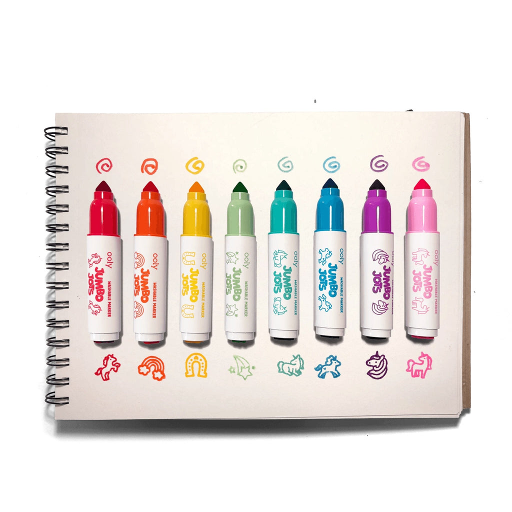 JUMBO JOTS - DUAL TIP CONE & STAMP MARKERS - UNICORN