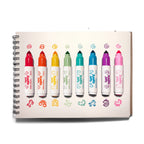 JUMBO JOTS - DUAL TIP CONE & STAMP MARKERS - UNICORN