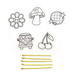 MINI DIY SHRINK-IT ART KIT - GOOD VIBES