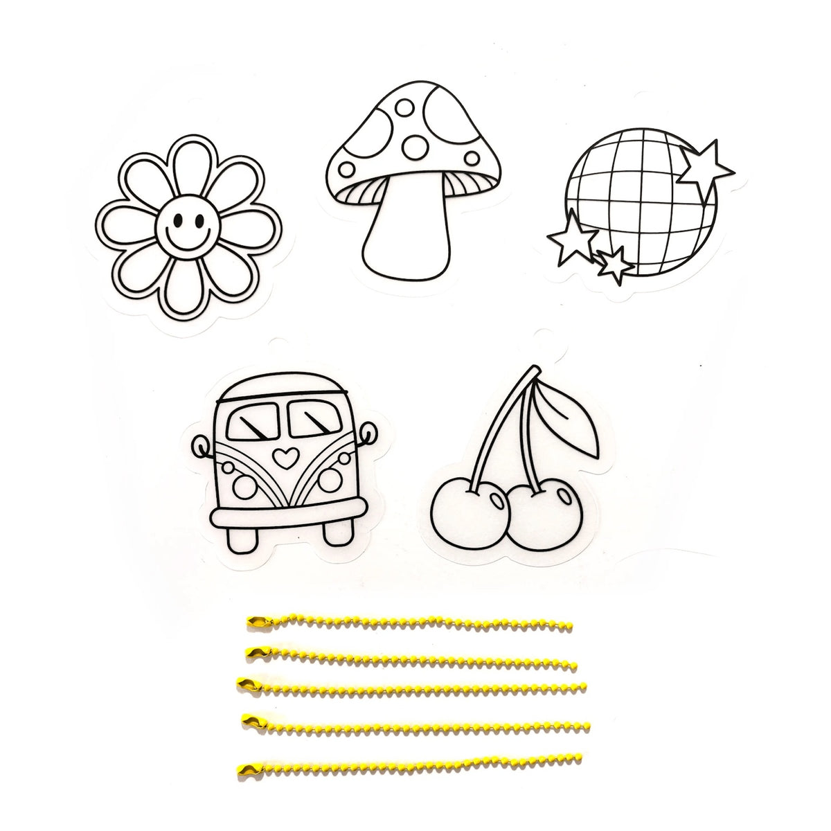MINI DIY SHRINK-IT ART KIT - GOOD VIBES