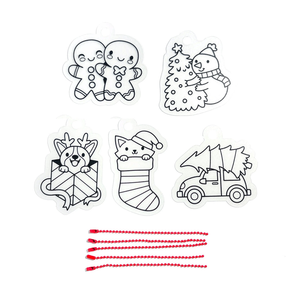 MINI DIY SHRINK-IT ART KIT - HOLLY JOLLY