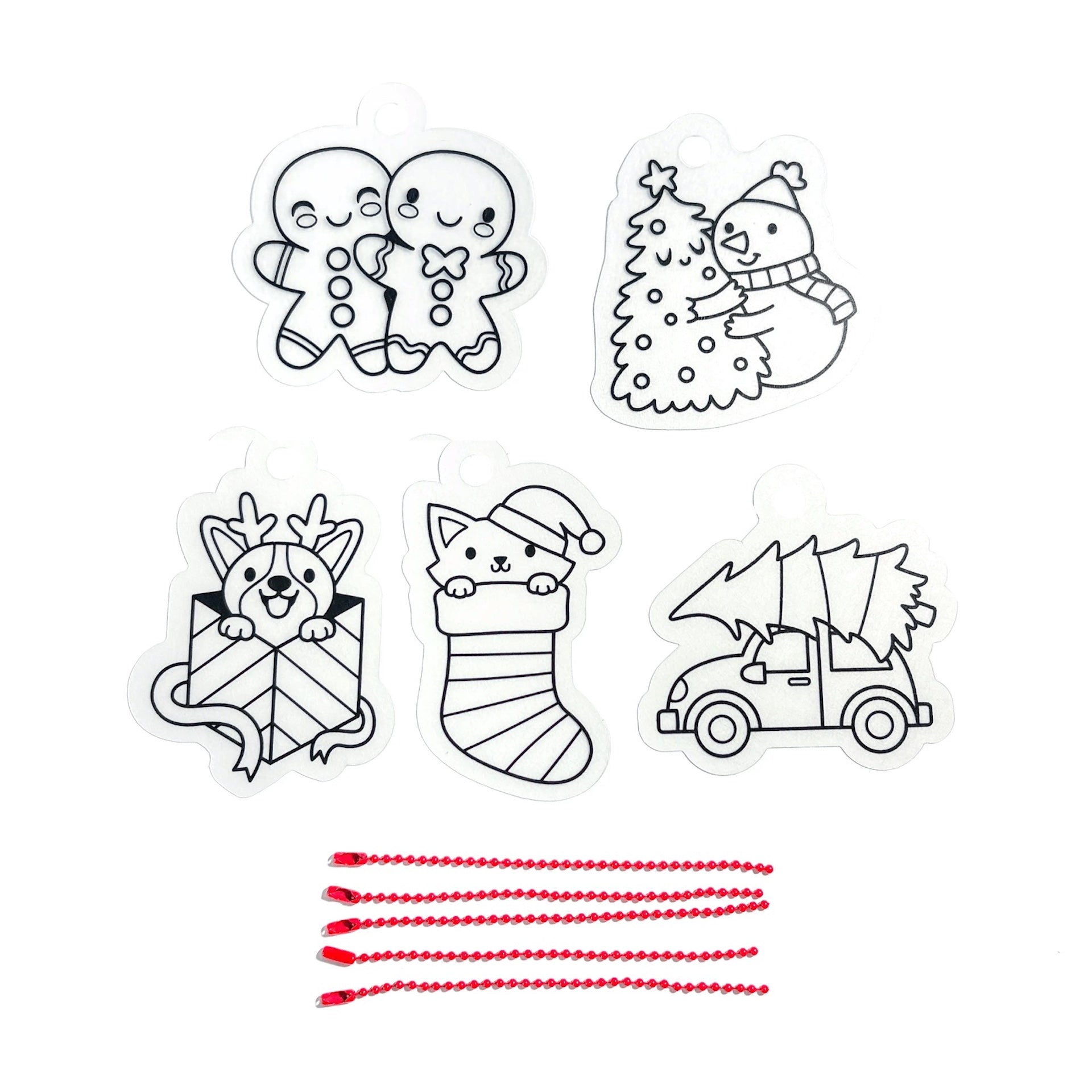 MINI DIY SHRINK-IT ART KIT - HOLLY JOLLY