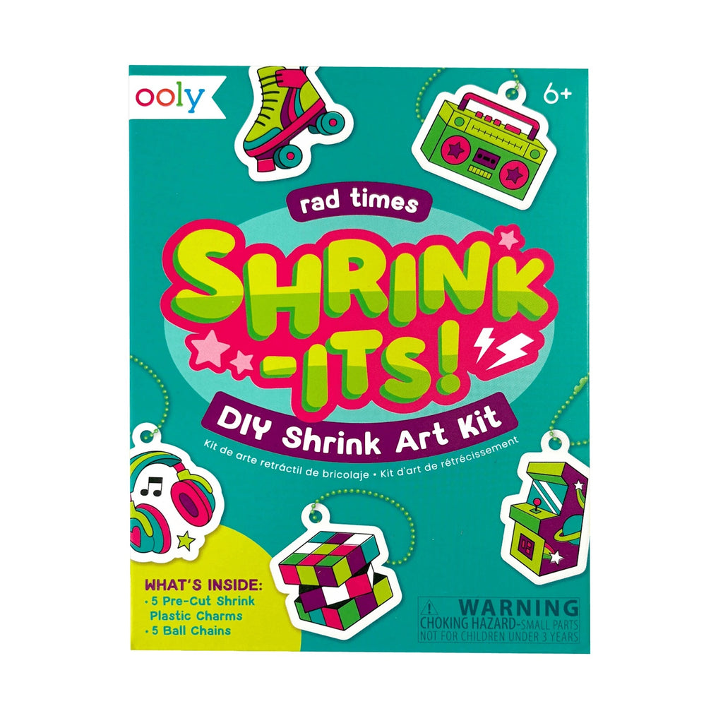 MINI DIY SHRINK-IT ART KIT - RAD TIMES