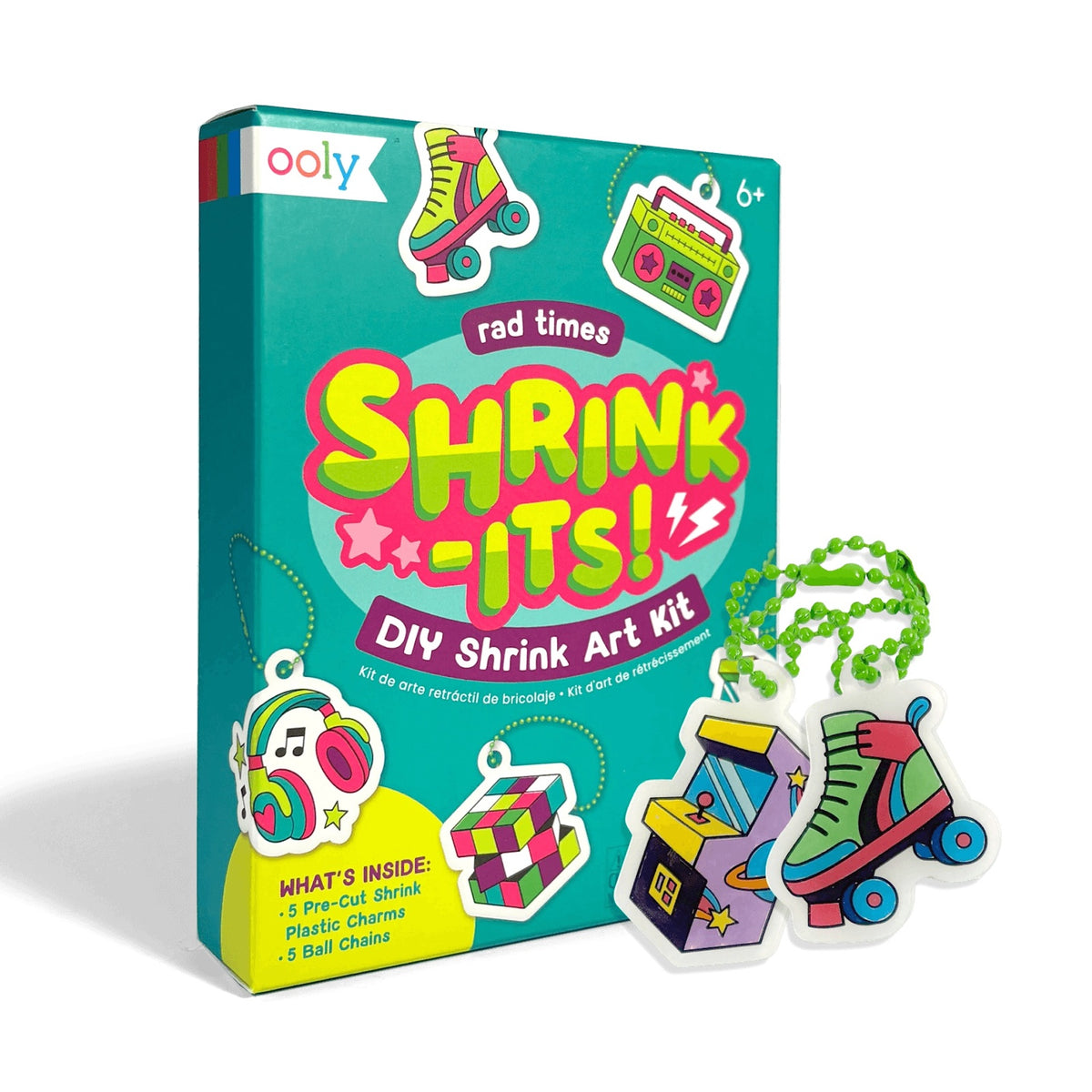 MINI DIY SHRINK-IT ART KIT - RAD TIMES