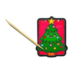 MINI SCRATCH & SCRIBBLE - WINDOW BANNER KIT - FESTIVE FRIENDS