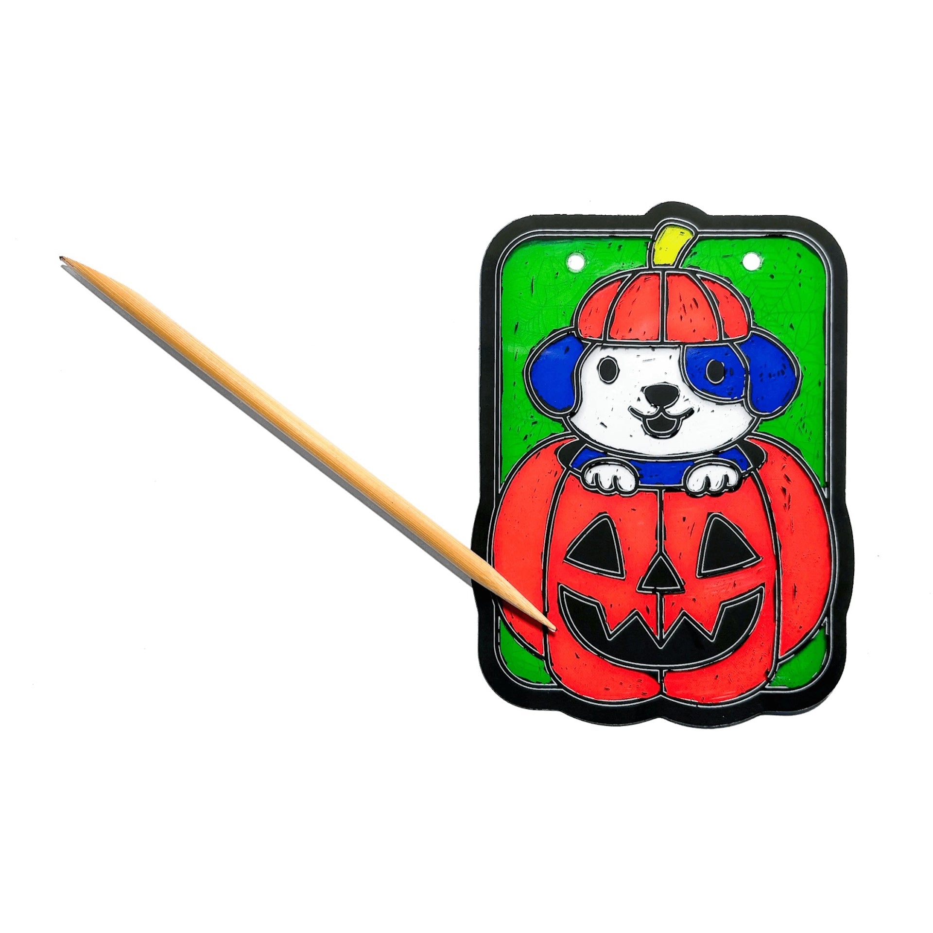 MINI SCRATCH & SCRIBBLE - WINDOW BANNER KIT - BOO BUDDIES
