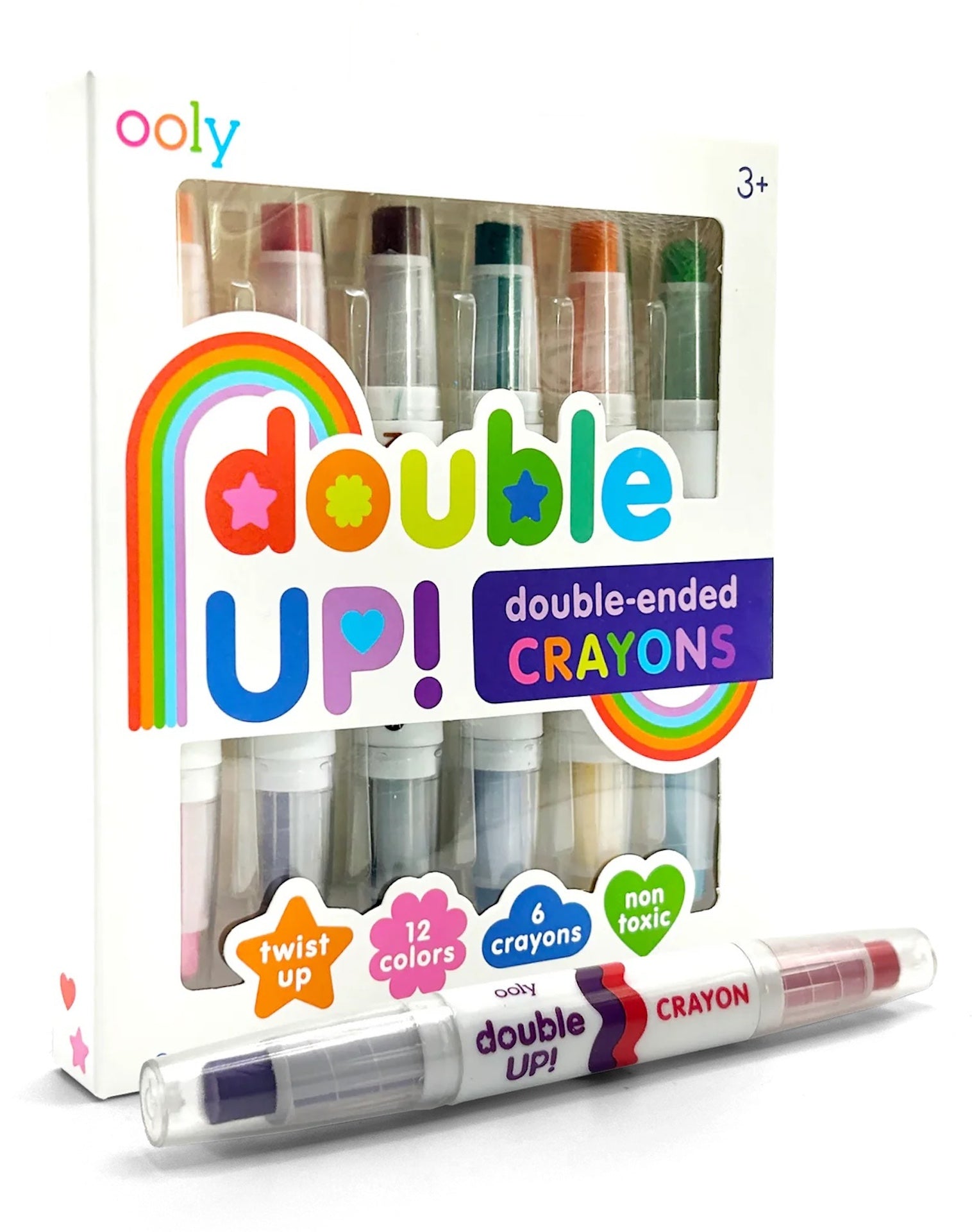OOLY 6 DOUBLE-ENDED TWIST UP CRAYONS (3 YEARS+)