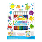 YUMMY YUMMY SCENTED COLOURING KIT + COLOURING BOOK (4 YEARS+)