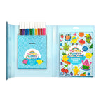 YUMMY YUMMY SCENTED COLOURING KIT + COLOURING BOOK (4 YEARS+)