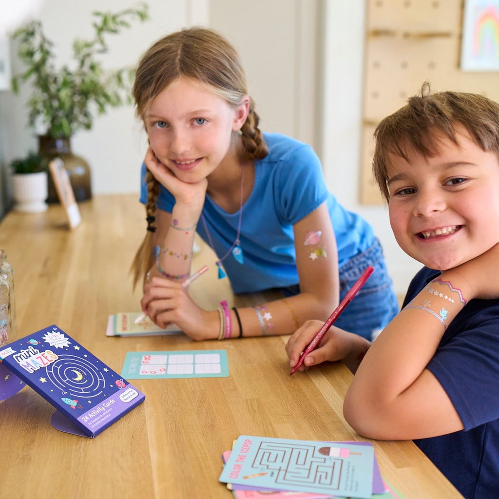 PACK OF 24 ACTIVITY CARDS - CONNECT THE DOTS (4 YEARS+)