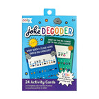 PACK OF 24 ACTIVITY CARDS - JOKE DECODER (6 YEARS+)