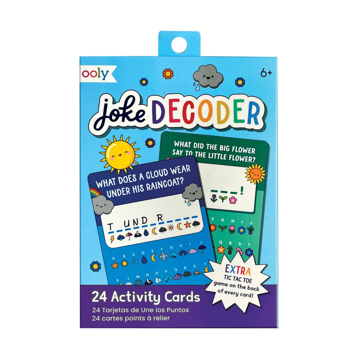 PACK OF 24 ACTIVITY CARDS - JOKE DECODER (6 YEARS+)