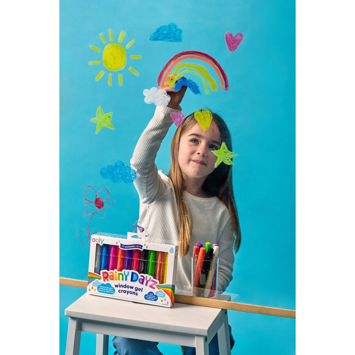 RAINY DAYZ - GEL CRAYONS (SET OF 10)