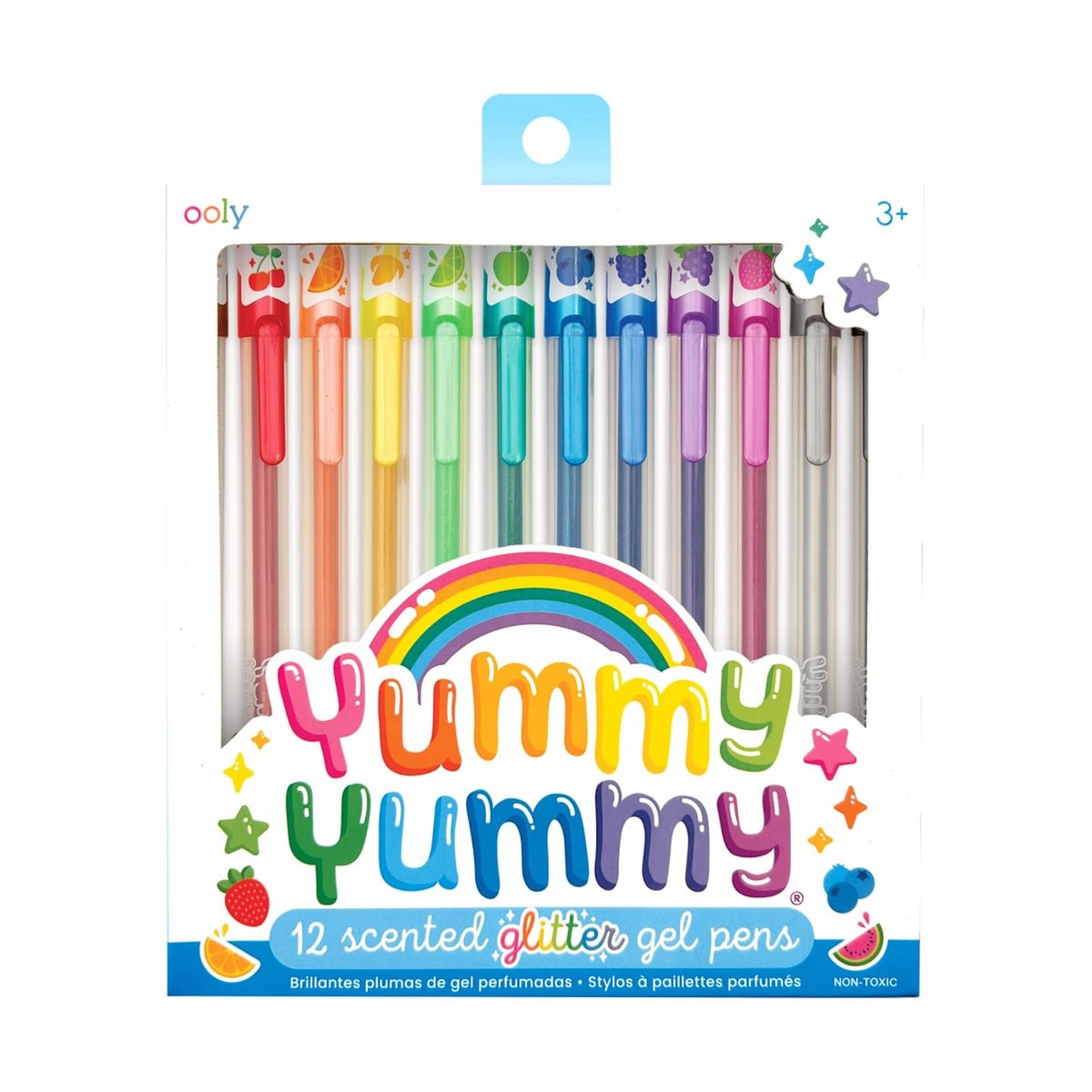 YUMMY YUMMY SCENTED COLOURED GLITTER GEL PENS
