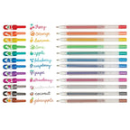 YUMMY YUMMY SCENTED COLOURED GLITTER GEL PENS