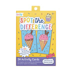 PACK OF 24 ACTIVITY CARDS - SPOT THE DIFFERENCE (4 YEARS+)