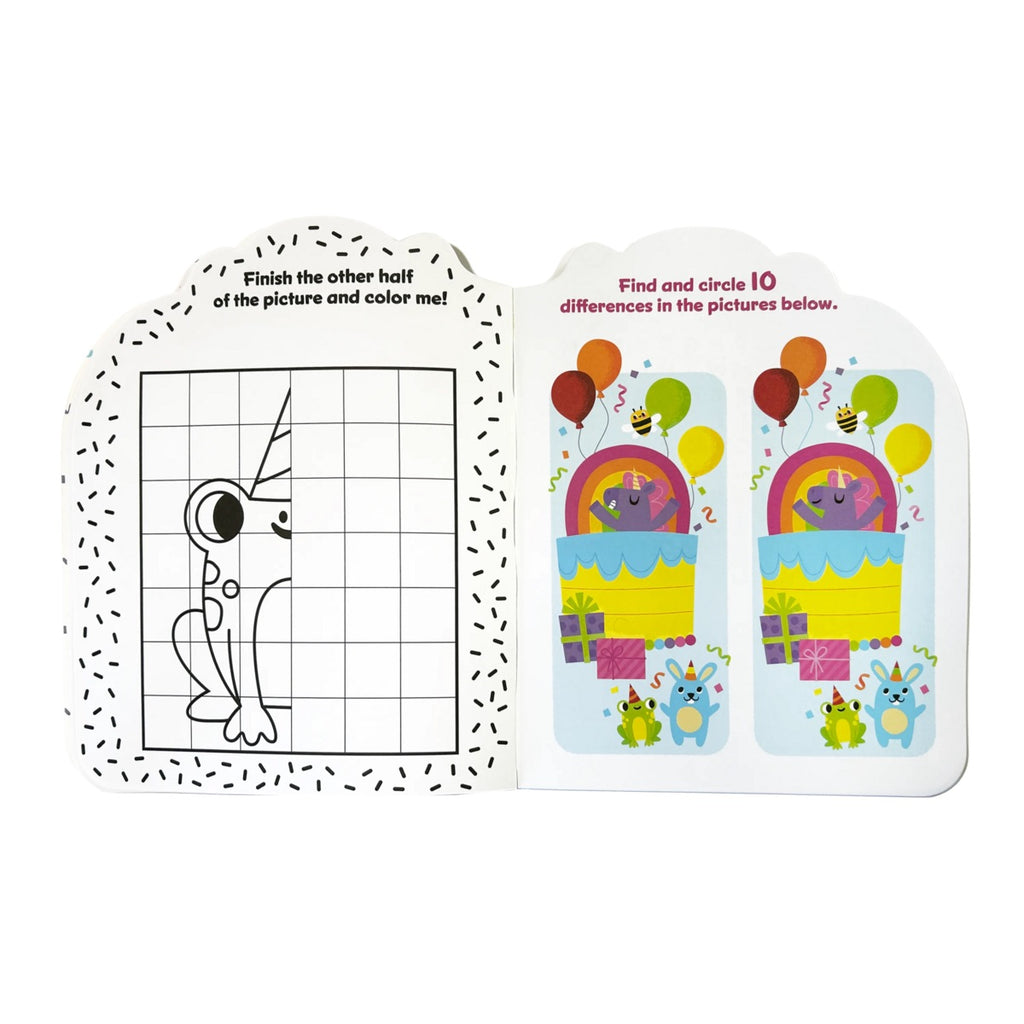 PLAYFUL PAGES ACTIVITY BOOK + STICKERS - UNICORN PARTY (4 YEARS+)