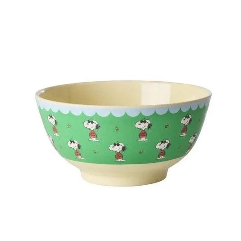 MELAMINE BOWL SNOOPY - Green