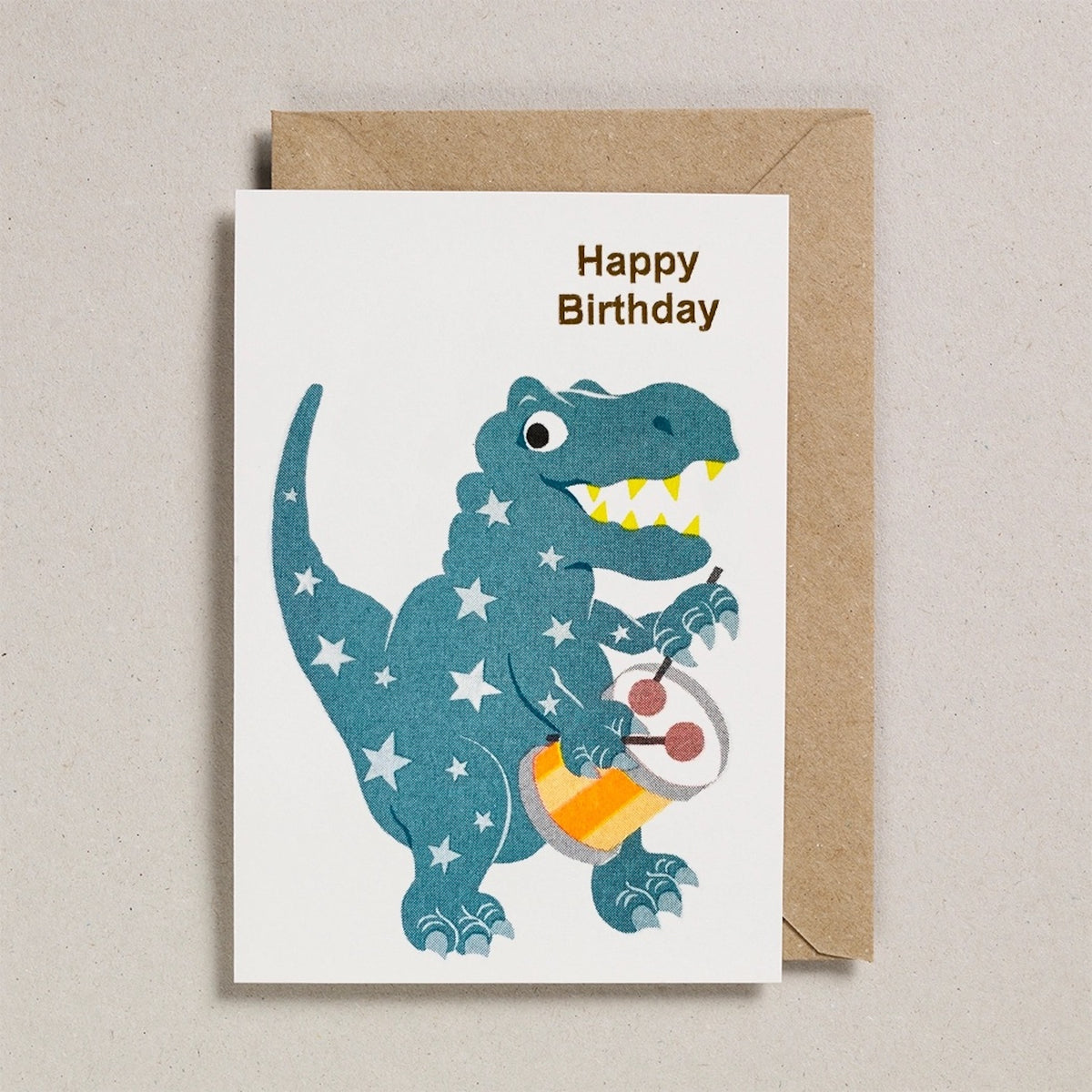 ROXY T REX HAPPY BIRTHDAY CARD