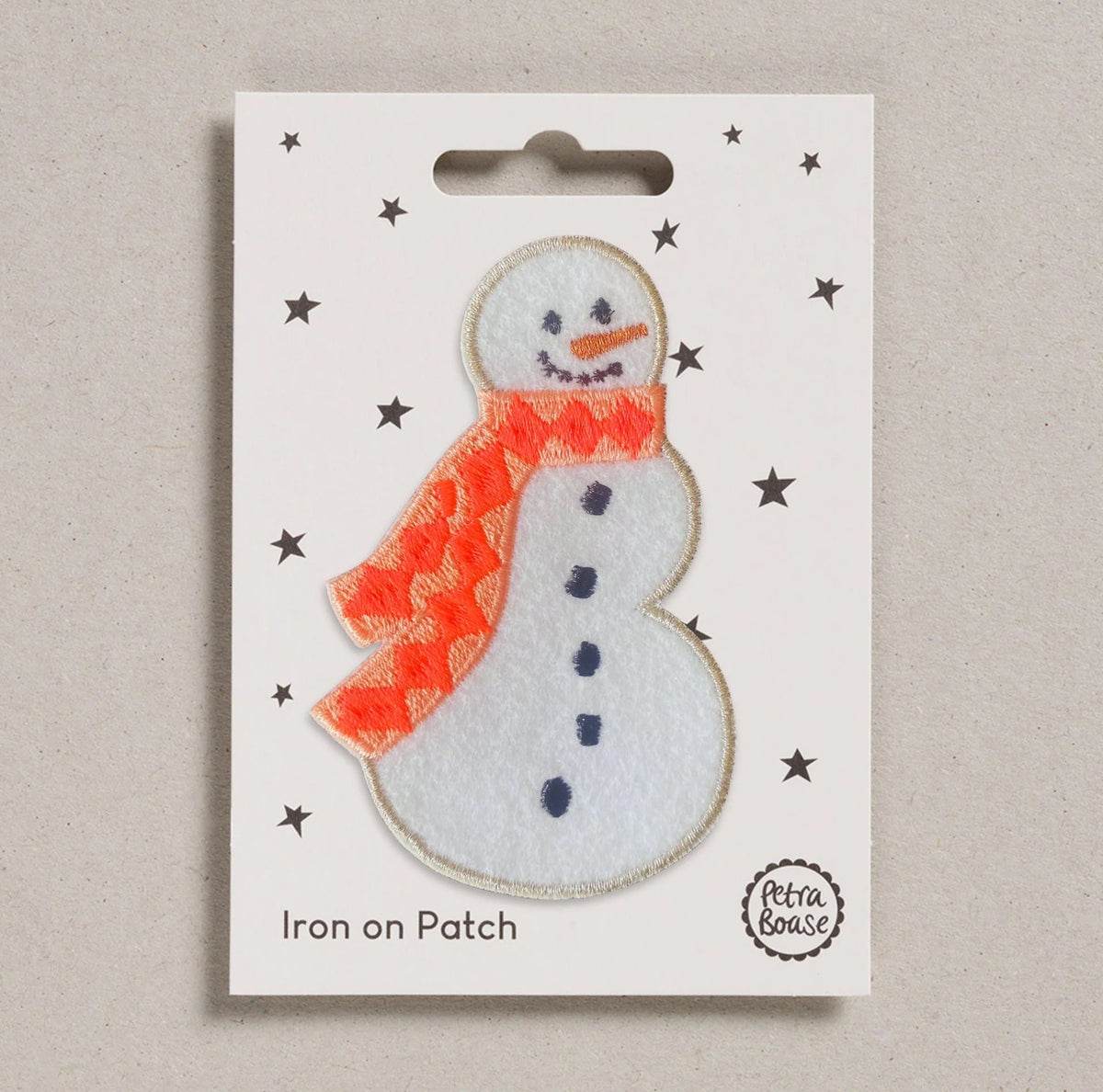 SNOWMAN - IRON ON PATCH