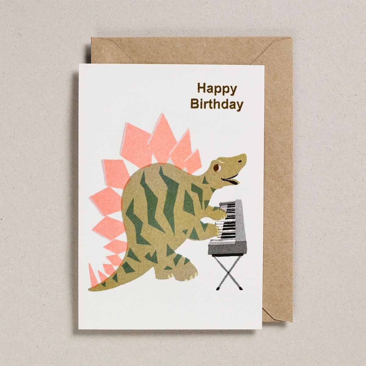 STEGGY STEGASAURUS HAPPY BIRTHDAY CARD