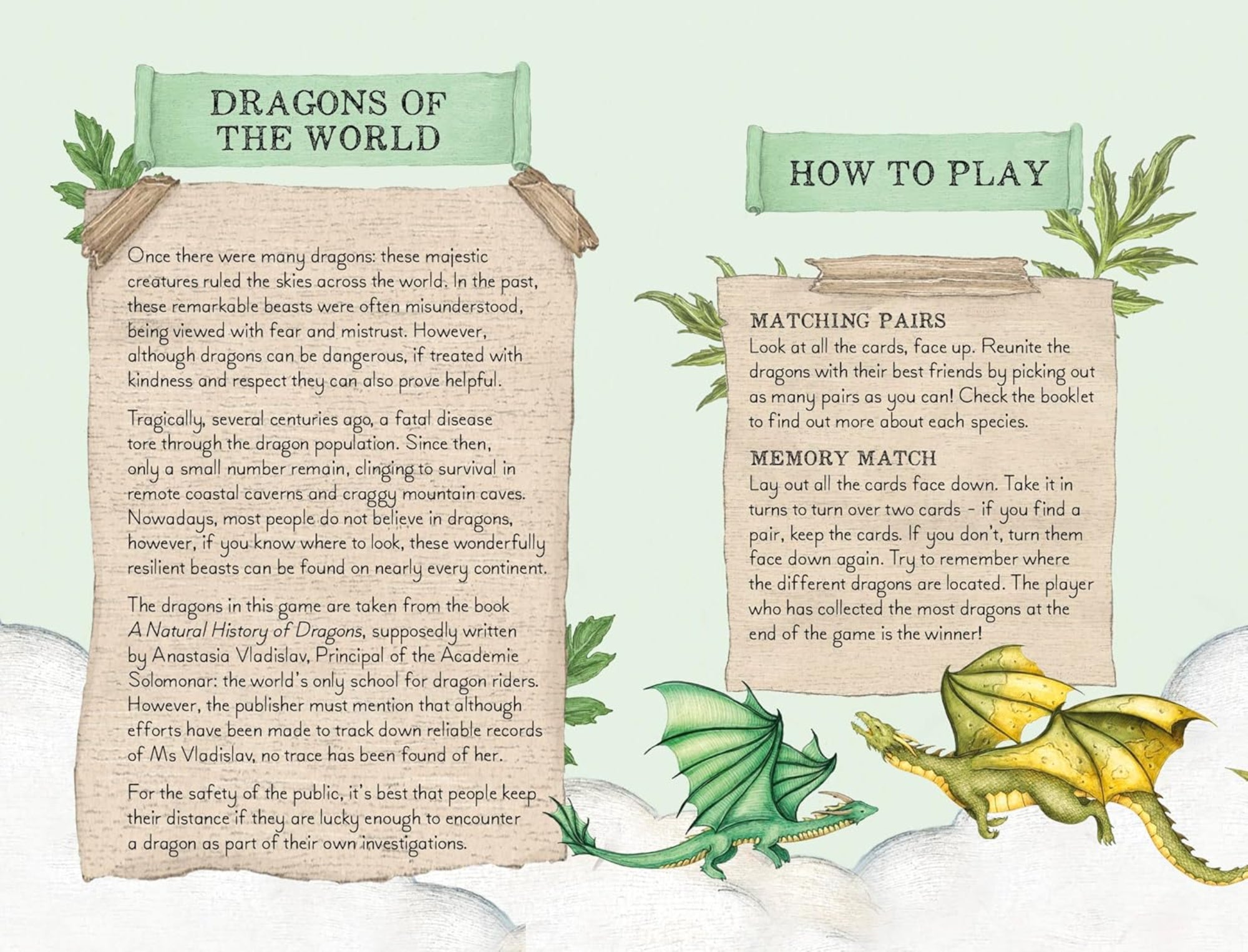PLAYING CARDS - DISCOVER THE DRAGONS (4+ YEARS)