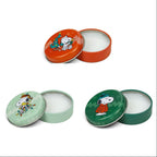 PEANUTS CHRISTMAS SNOOPY & WOODSTOCK LIP BALM IN A TIN