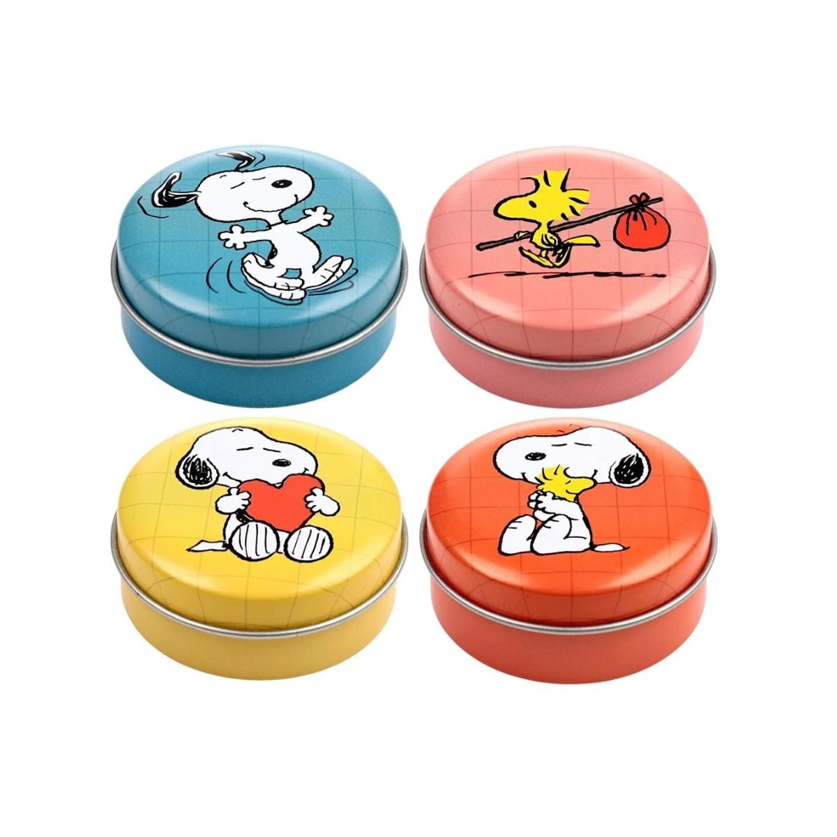 PEANUTS SNOOPY & WOODSTOCK LIP BALM IN A TIN