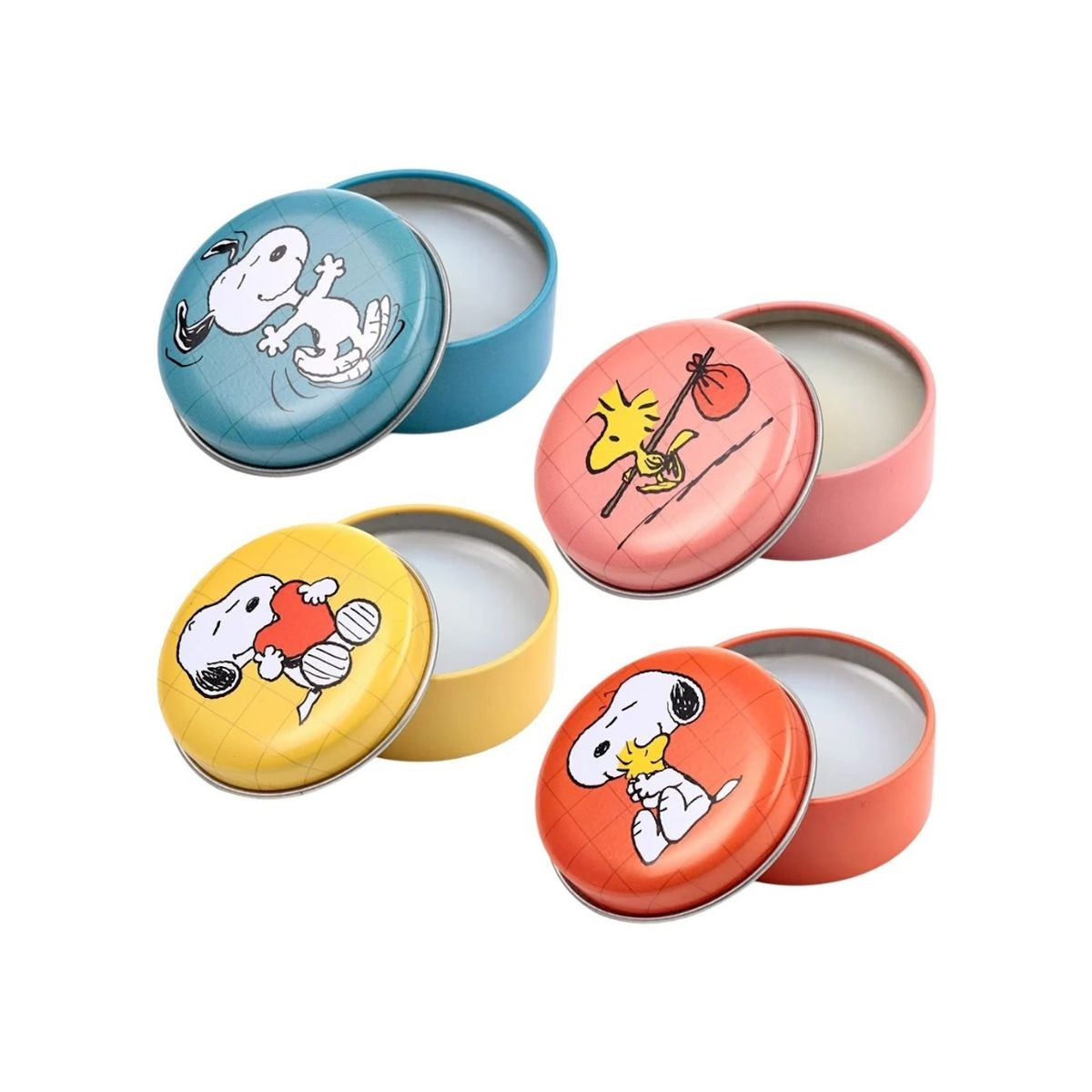 PEANUTS SNOOPY & WOODSTOCK LIP BALM IN A TIN