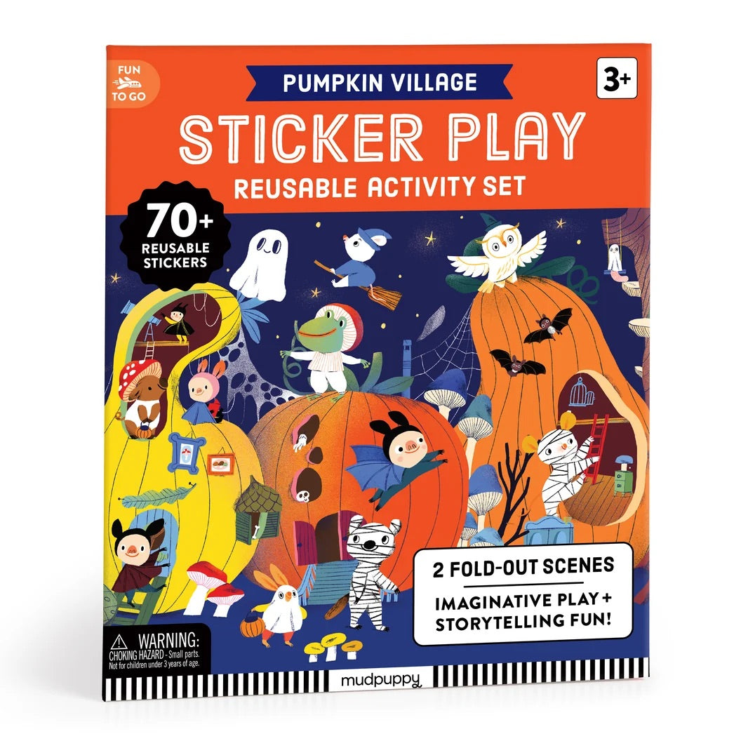 PUMPKIN VILLAGE STICKER PLAY REUSABLE ACTIVITY KIT (3 Years+)