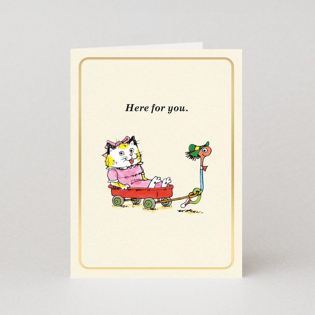 RICHARD SCARRY HERE FOR YOU MINI CARD