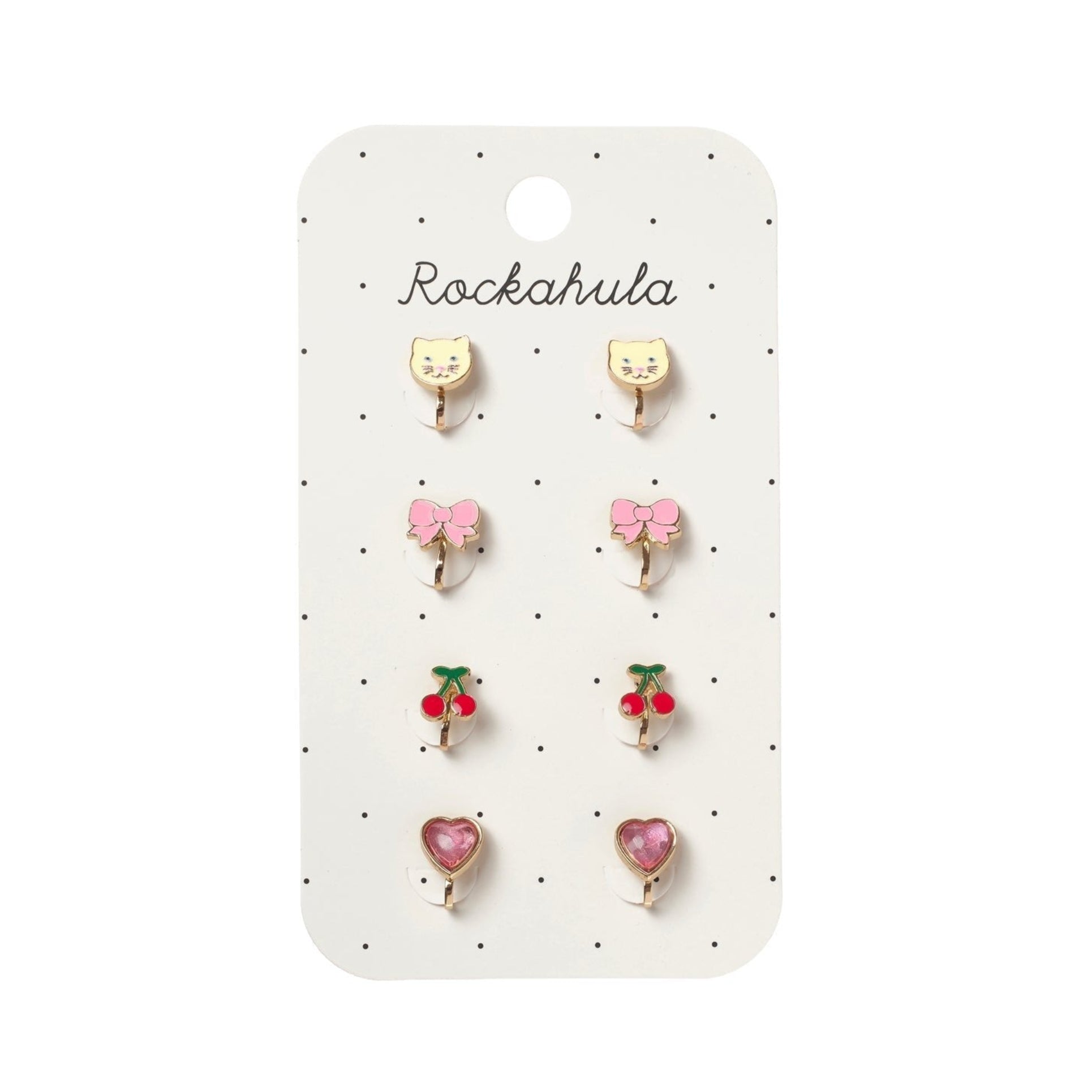 CUTE KITTEN CLIP ON EARRINGS