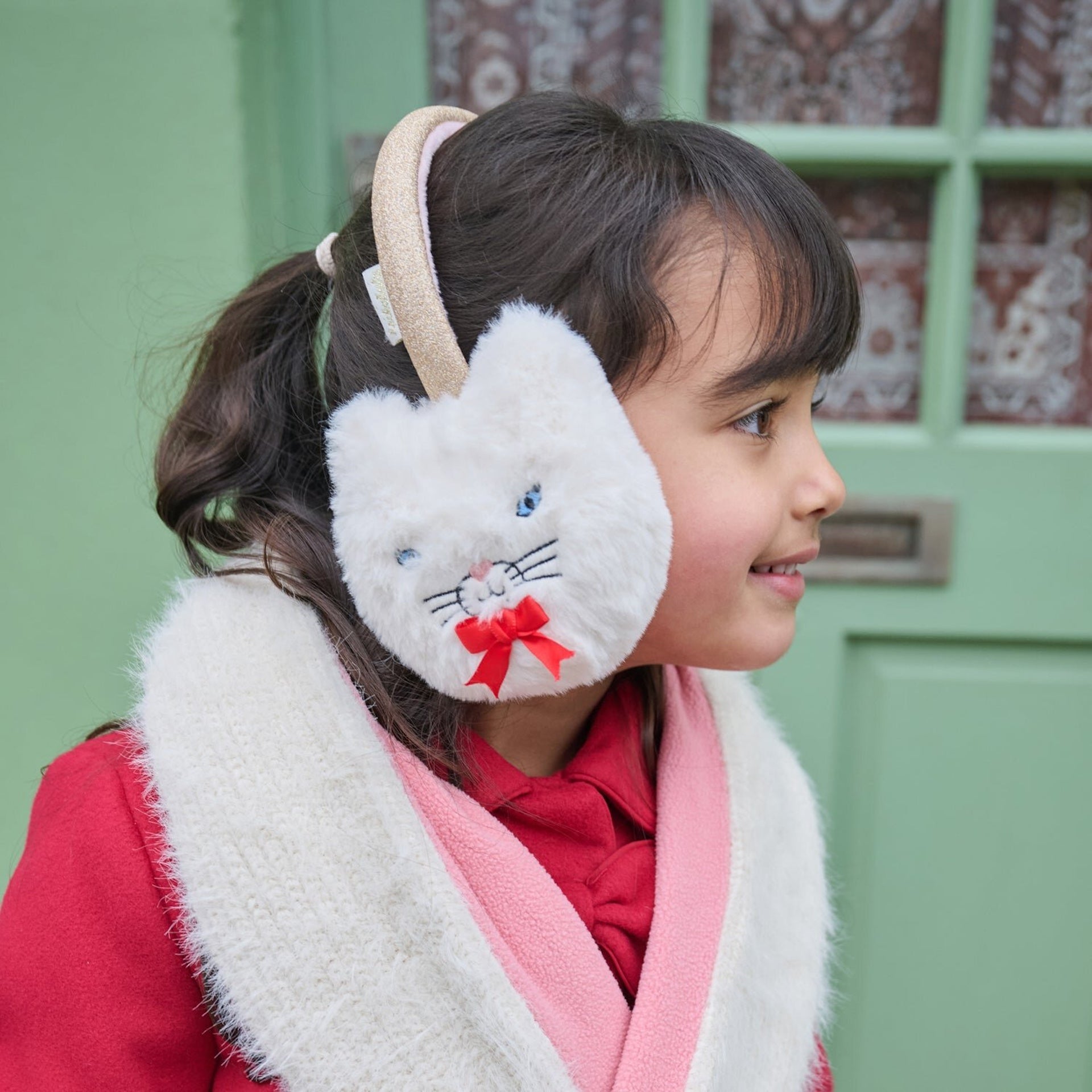 CUTE KITTEN FLUFFY EARMUFFS