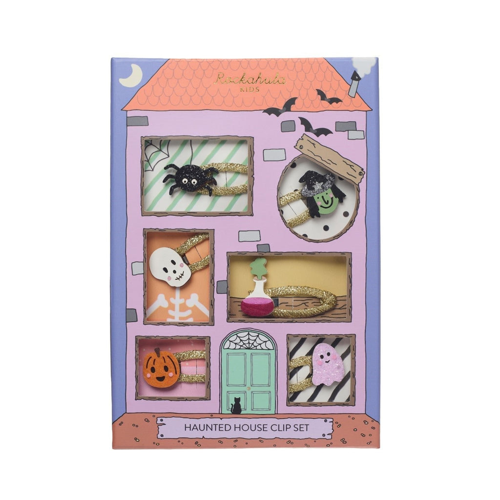 HAUNTED HOUSE HAIR CLIP SET