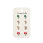 JOLLY CHRISTMAS CLIP ON EARRINGS