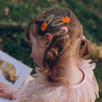 LITTLE PUMPKIN HAIR CLIPS