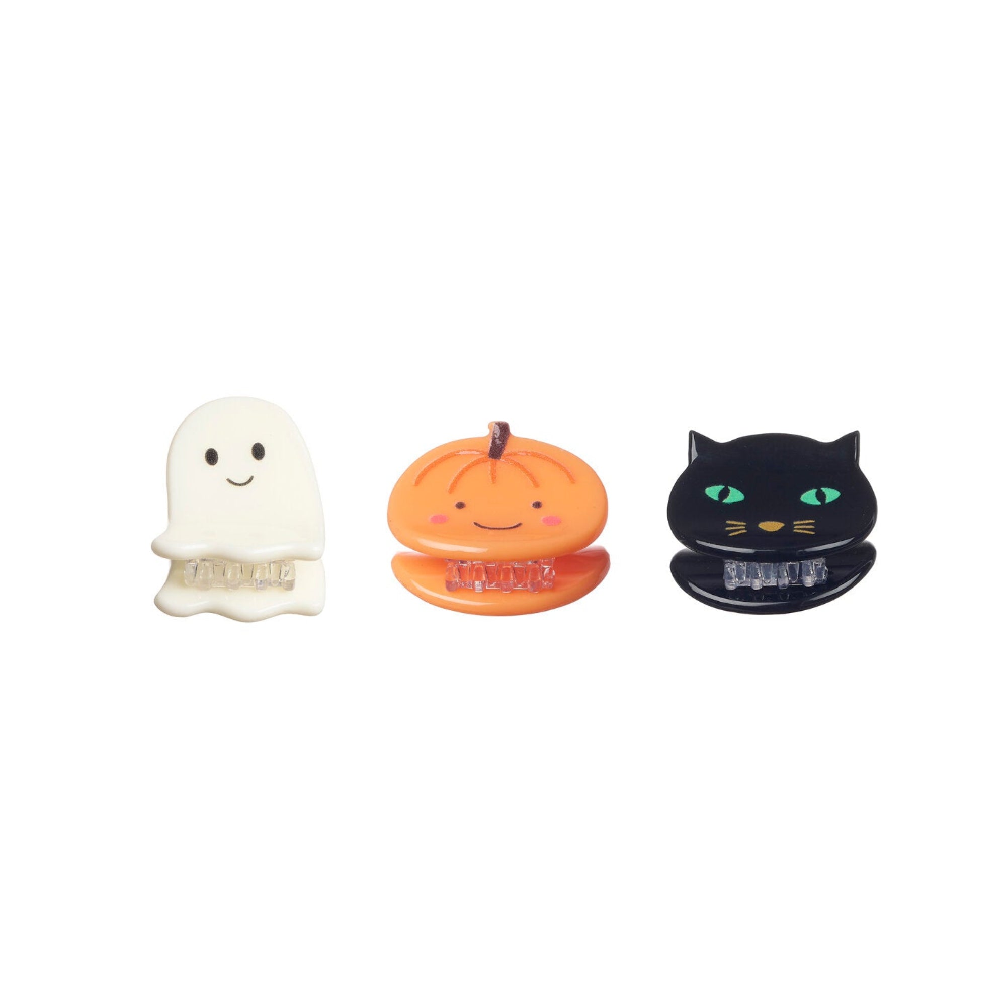 SPOOKY HALLOWEEN CLAW HAIR CLIPS - SET OF 3