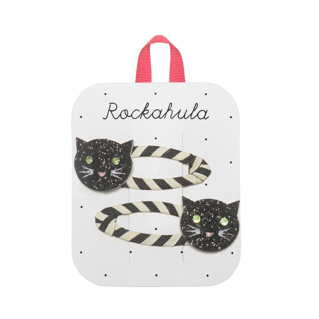 STRIPY CAT HAIR CLIPS