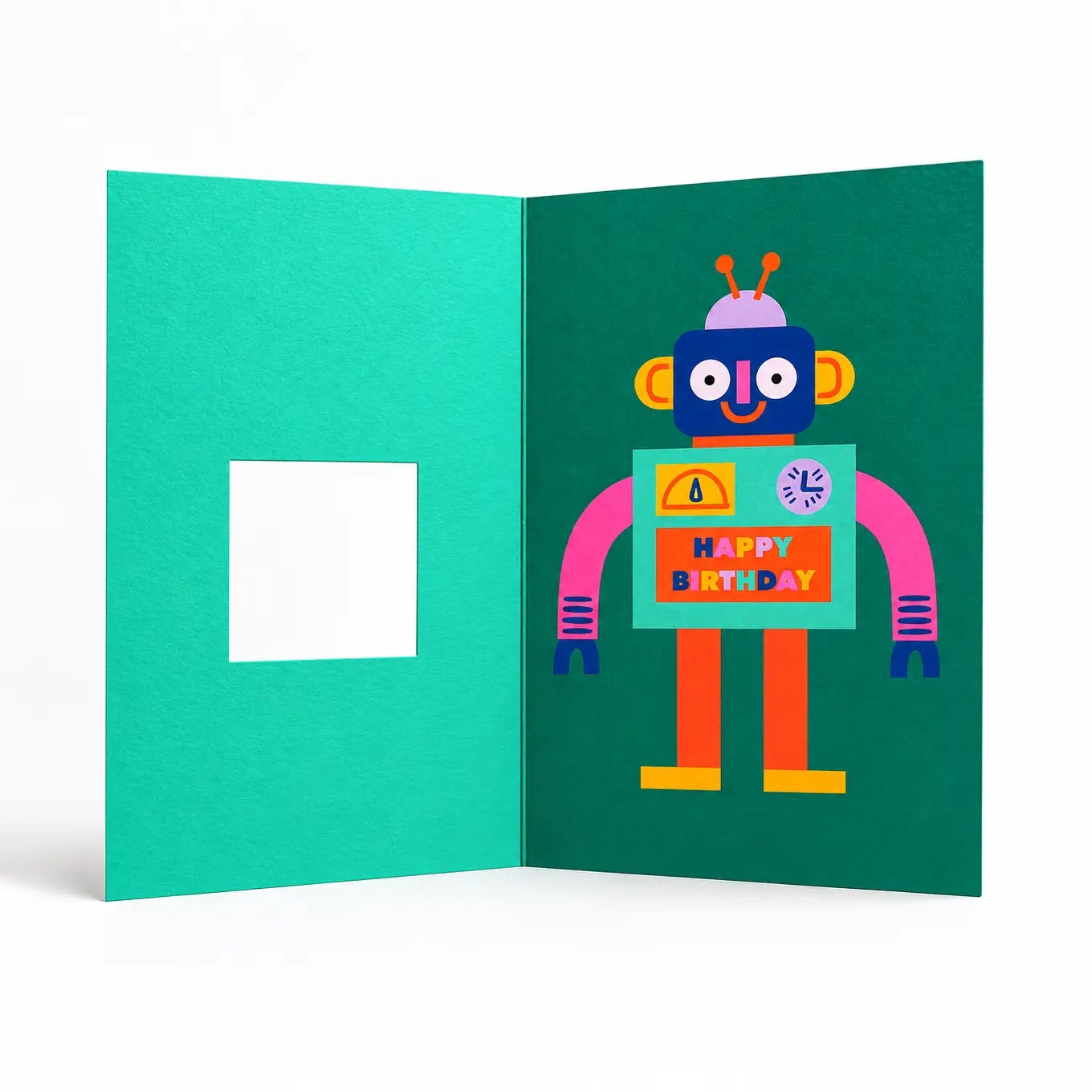 ROBOT DIE CUT CARD