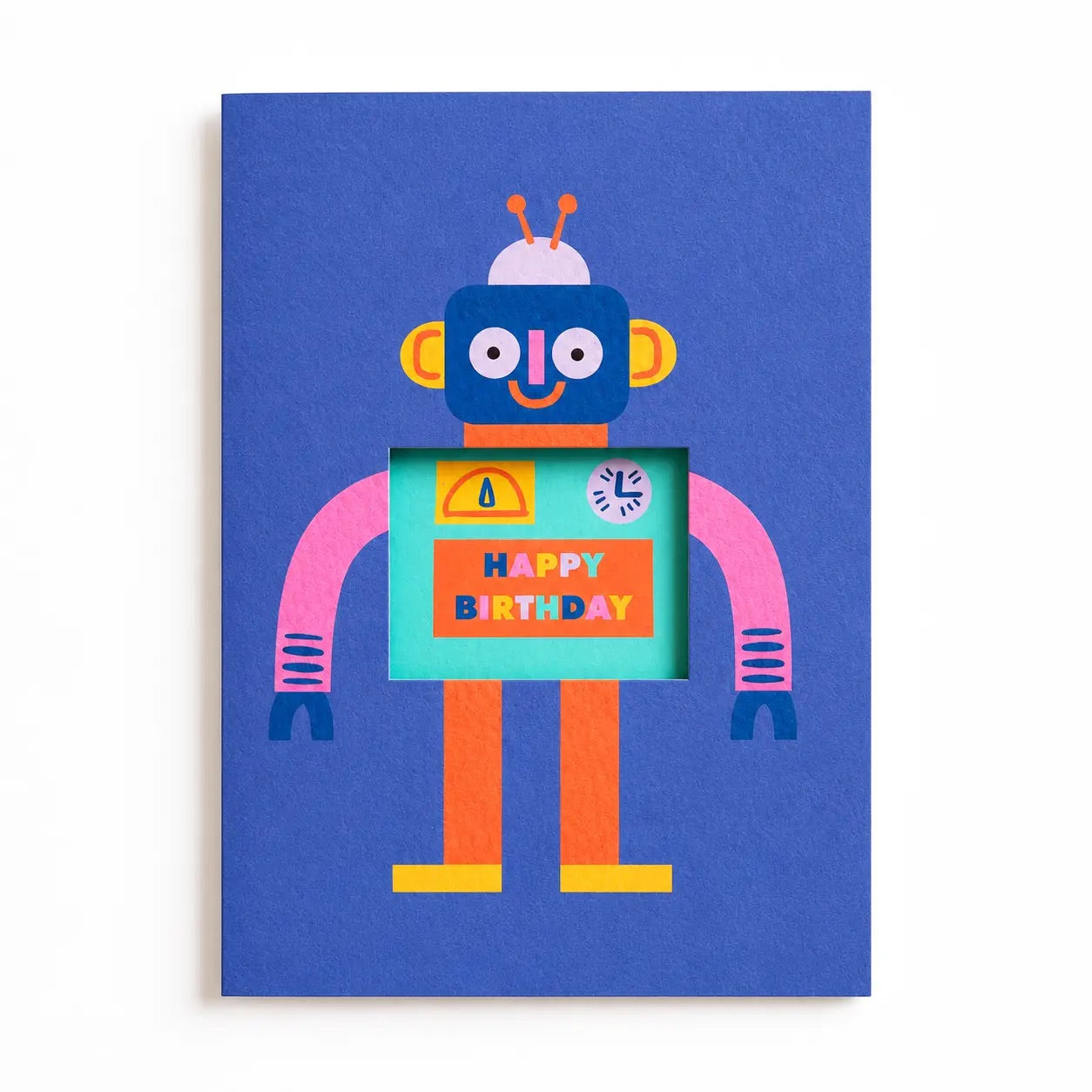ROBOT DIE CUT CARD