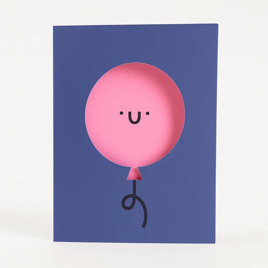 BIRTHDAY BALLOON DIE CUT CARD