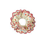 MARTHA DITSY SCALLOPED HAIR SCRUNCHIE