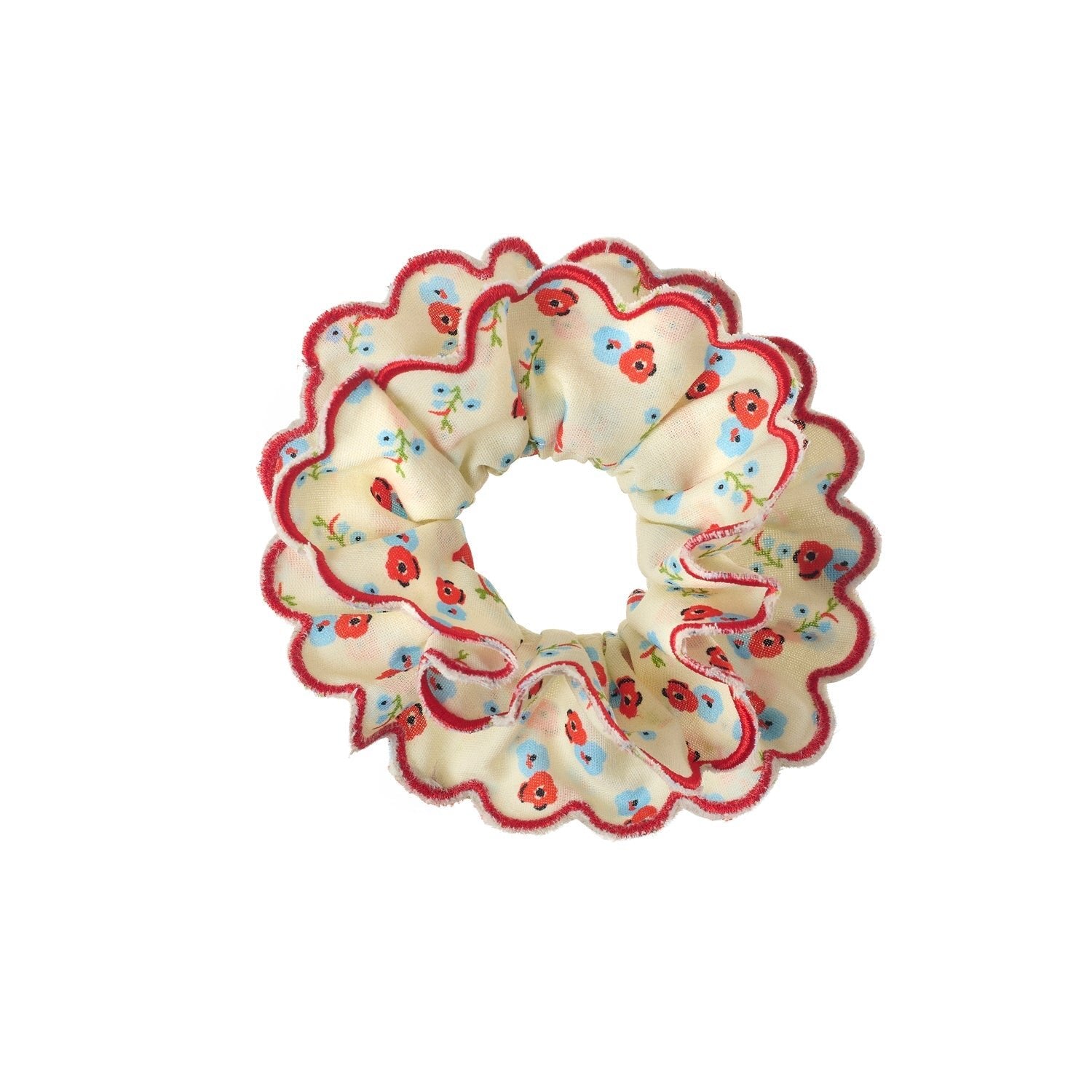 MARTHA DITSY SCALLOPED HAIR SCRUNCHIE