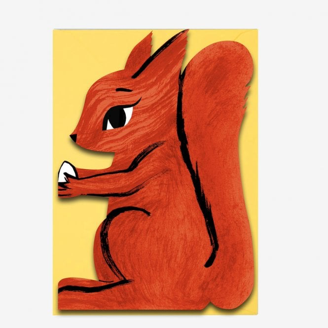 SHAPED SQUIRREL CARD