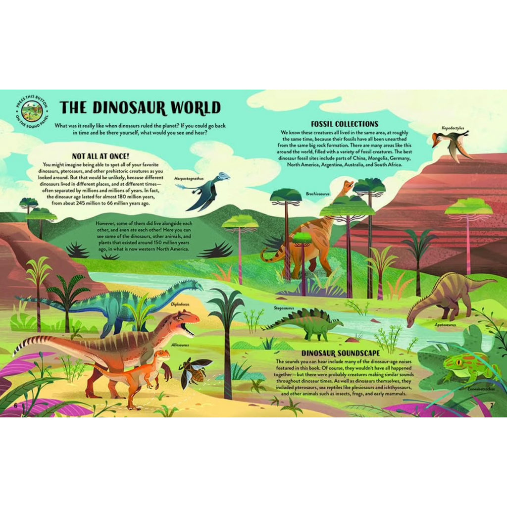SOUND EXPLORERS BOOK: DINOSAURS (5-10 YEARS)