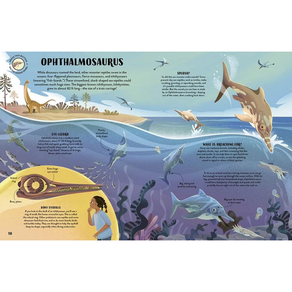 SOUND EXPLORERS BOOK: DINOSAURS (5-10 YEARS)