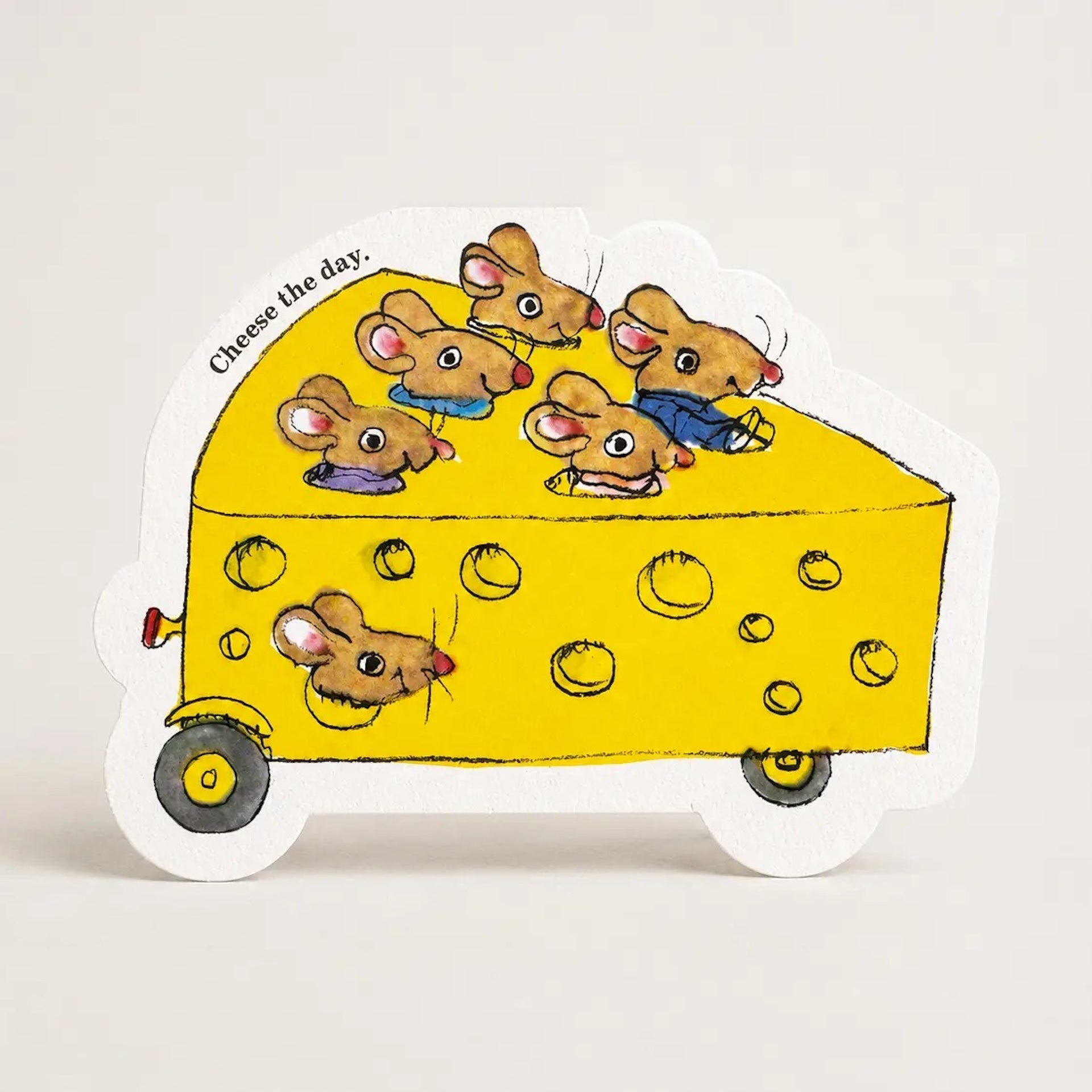 RICHARD SCARRY CHEESE MOUSE CAR CARD
